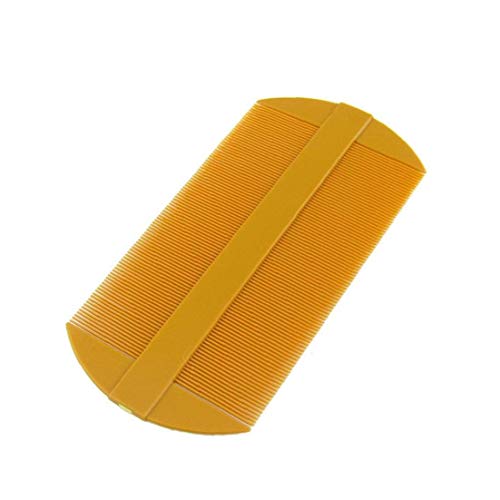 Durable Fronte-Retro Pettine Leggero Progettato Denti Dense Pettine Per Pidocchi Rimuovere Pettine Portatile (Arancione)