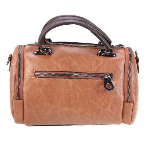 Sac chic pour travailler et se détendre au quotidien : le format oreiller marron