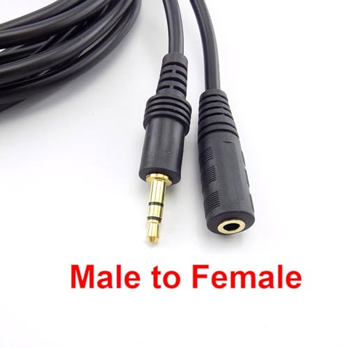 3 cables extensión audio 3.5mm Jack 3m, macho a hembra miniatura 2