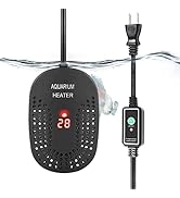 Amazon | FEDOUR 25W/50W/100Wミニ水槽用ヒーター、デジタル温度