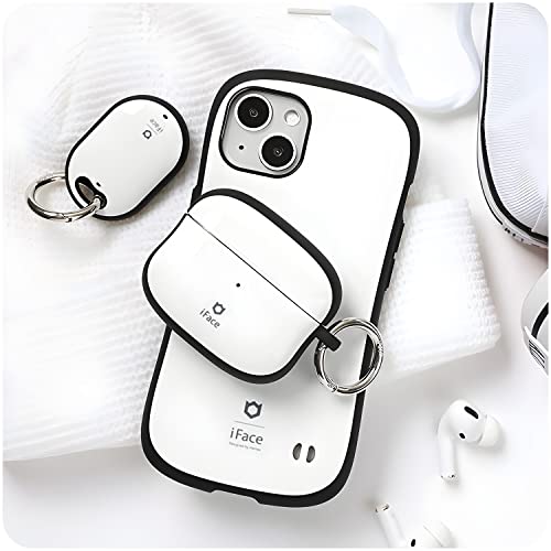 Iface First Class For Airpods Pro – Cute Shockproof Hybrid Dual Layer [Hard Cover + Bumper] Keychain Protective Case [Drop Tested] – White #TOP1