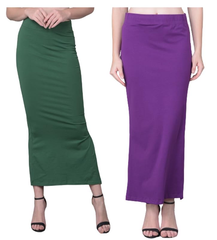 Image of Comfort Lady Women Cotton Blend Saree Shapewear /Saree Shapers Underskirt /Saree Petticoat