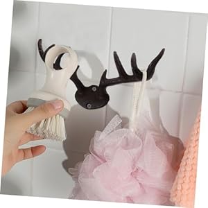 Cast iron antler hook metal clothes hanger key coat hook antler hooks wall mounted hanger antique hanging hook wall coat hooks home decor wall hanging vintage  urban country home decor