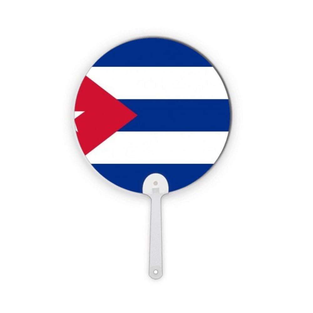 Éventail Cuba drapeau national résout le manque d'idées de décoration artisanale