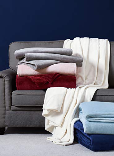 Truly Soft Velvet Plush Full/Queen Blanket In Blush #TOP3