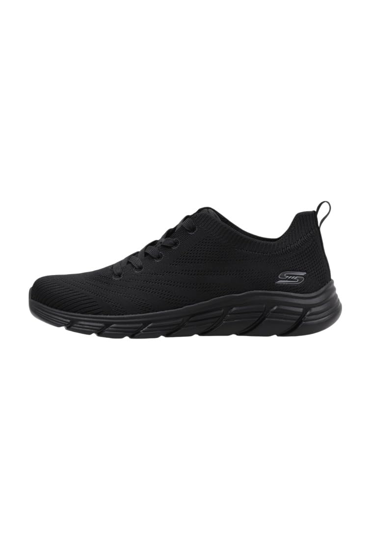 Skechers Schnürschuh Bobs B Flex Lo Graceful Stride – Damen, Schwarz, Textil