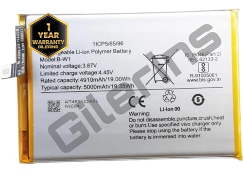 Image of Original B-W1 Battery for vivo Y02s, Y02, V2203 Battery with 1 Year Warranty****(PP156)
