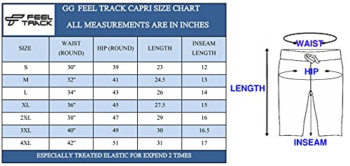 Image of FEEL TRACK Men's Regular Fit Three Fourth Capri (Pack of 2)