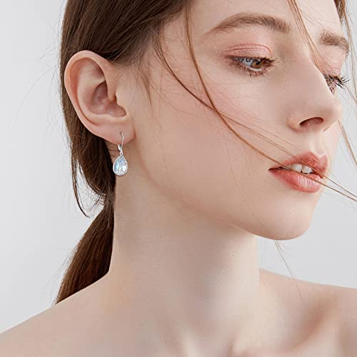 Image of YFN Sister Earrings Gifts from Sister, Sterling Silver Crystal Sister Earrings Jewelry, Birthday Jewelry Gift for Sisters