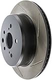 StopTech 126.44189SL Sport Rear Left Slotted Disc Brake Rotor - Fits Select Lexus GS350, GS450h, IS350 and RC350 Vehicles