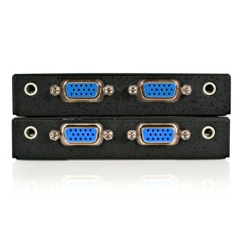 Startech.com Vga Video Extender Over Cat 5 With Audio - Up To 500Ft (150M) - Vga Over Cat5 Extender - 1 Local And 1 Remote (St122Utpa) Black #TOP2