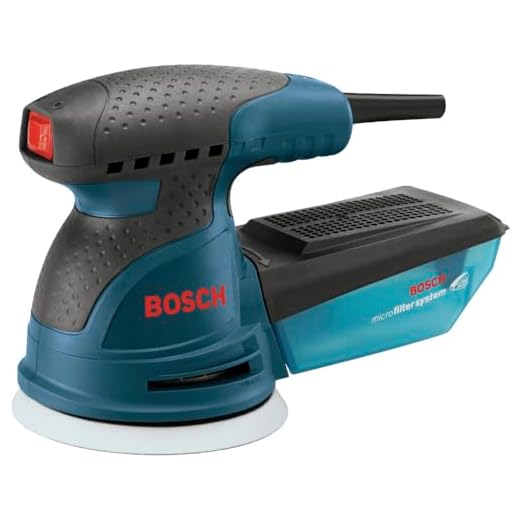 BOSCH ROS20VSC Palm Sander Kit, Blue