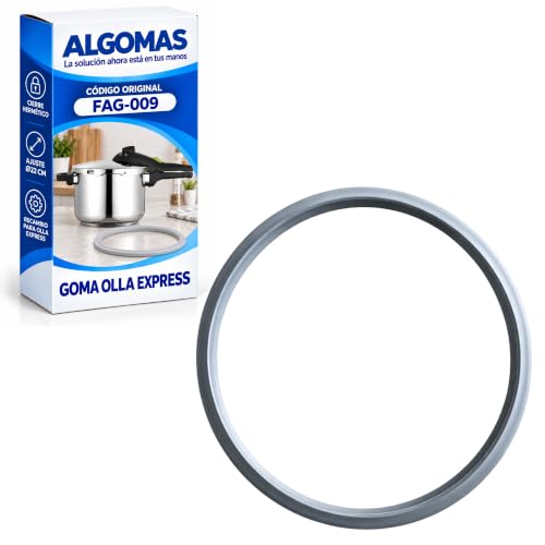 ALGOMAS® Junta Olla Express 22 cm | Compatible con Fagor | Silicona Resistente al Calor Libre BPA | Sellado Hermético y Ajuste Preciso | Repuesto FAG-009 para Olla a Presión