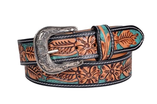 Western Belt Cowboy Belt Western Buckle Belt Cowgirl Belt Leather Belt Belt For Men and Women Jeans Belt 30HQ012