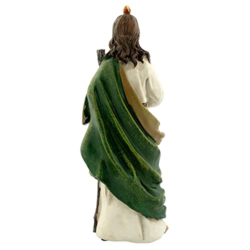 Estatua de San Judas Patrono de Causas Perdidas 6 pulgadas miniatura 3