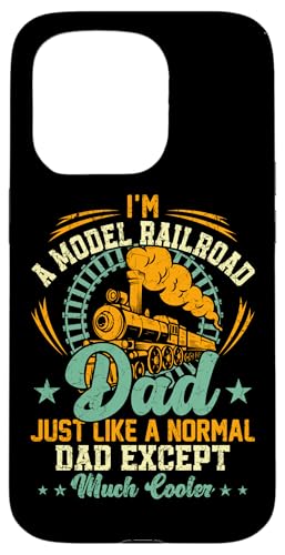 私は鉄道模型のお父さんです。普通のお父さんと同じですが、多くの点を除いて スマホケース iPhone 15 Pro 用