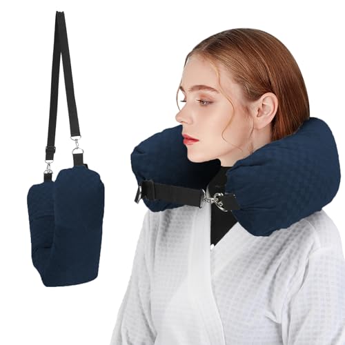 Stuffable Travel Pillow, Stuffable Neck Pillow for Travel,