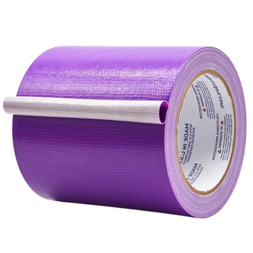 Image of MAT Duct Tape Purple Industrial Grade, 5 inch x 60 ft. Waterproof, UV Resistant for Crafts, Home Improvement, Repairs, & Projects