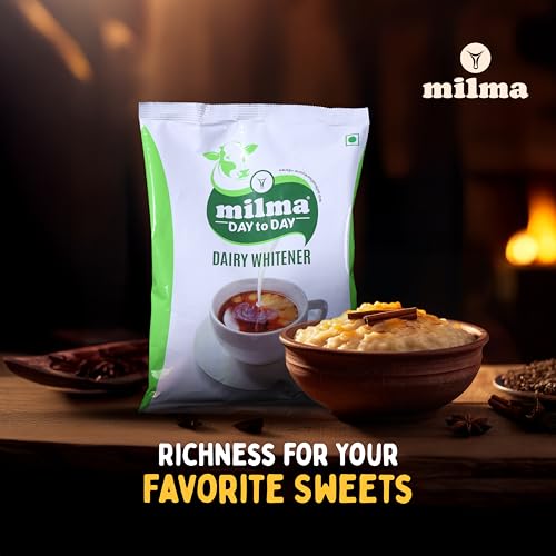 Image of Milma Dairy Whitener Powder 500g Pouch - Rich & Creamy for Instant Tea, Coffee & Desserts