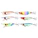 Alomejor 6 UNIDS Pesca Luminoso Camarón Señuelo 10 cm Duro Artificial Duro...