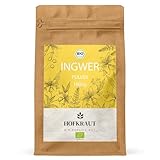 HOFKRAUT | Bio Ingwer Pulver 1000g | Ingwerwurzel gemahlen | Ideal für Tee, Backen und Kochen |...