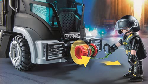 PLAYMOBIL City Action 9360 SEK-Truck mit Licht- und Soundeffekten, Ab 5 Jahren & City Action 6873 Polizei-Einsatzwagen… – Bild 5