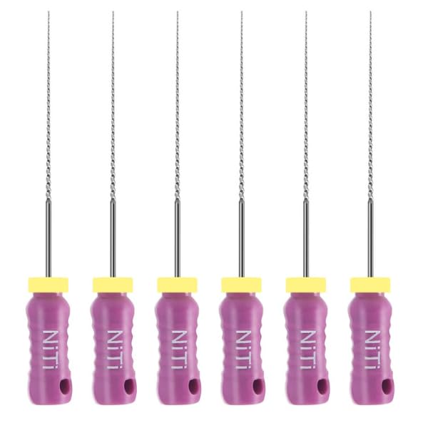 Image of Dental Niti-K-Files(25Mm,Purple(#10 No))(Pack Of 6Pc)