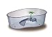 Produktbild OCEANMAX Schildkröten-Terrarium Komma mit Insel 32 * 23 * 9.5 cm Schildkröte Wasser Terrarium Reptil
