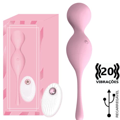Vibrador de Pompoarismo com 20 Velocidades Recarregável