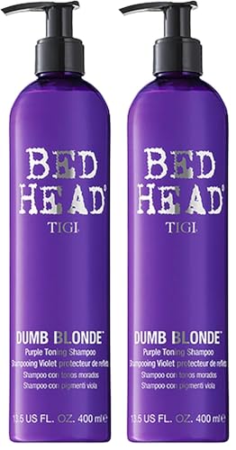 Tigi Bed Head Dumb Blonde Purple Toning Shampoo - 400ml/13.5oz (Pack of 2)