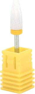 Nail Drill, Corn Nail Drill Bits, Ceramic Drill Bits, Lightweight and Portable Drill Bits for Manicure and Pedicure (Extra Fine XF Yellow Box)