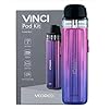 VINCI POD, Kit d’origine VOOPOOO VINCI 15W avec batterie 800mAh et puce de 2 ml Pod GENE Compatible avec le vaporisateur de système de pod de cigarette électronique à bobine PnP (Aurore Néon)