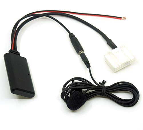 Bluetooth Microphone Audio AUX Cable Compatible with Subaru ATE 6CD 24-pin Subaru Forester…