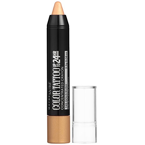 Maybelline New York Eyestudio Colortattoo Concentrated Crayon,745 Gold Rush, 0.08 Oz. #TOP17