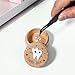 JIYIN Tooth Fairy Box for Girls, 3D Carved Wooden Lost Tooth Holder, Baby Tooth Keepsake Box Souvenir Dropped Tooth Holder Tooth Holder for Kids Cute Tooth Boxes for Lost Teeth Tooth Keepsake Box