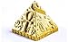 EASCHEER Egyptian Pyramid Statue Mini Pyramid Model Mini Size Figurine Sculpture Home DÃ©cor for Desktop Shelf