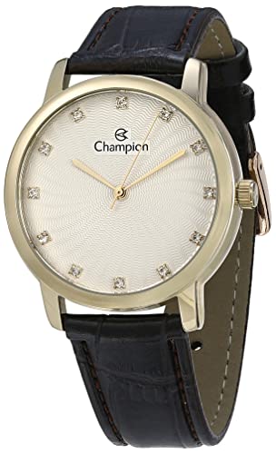 Relógio Feminino Champion Couro CN24235B