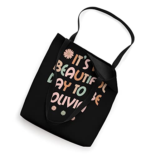 Bolso tipo tote OLIVIA personalizado con nombre: 'It's A Beautiful Day' miniatura 2