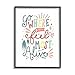 Stupell Industries Go Where You Feel Alive Ornamented Festive Text, Design by Louise Allen Designs