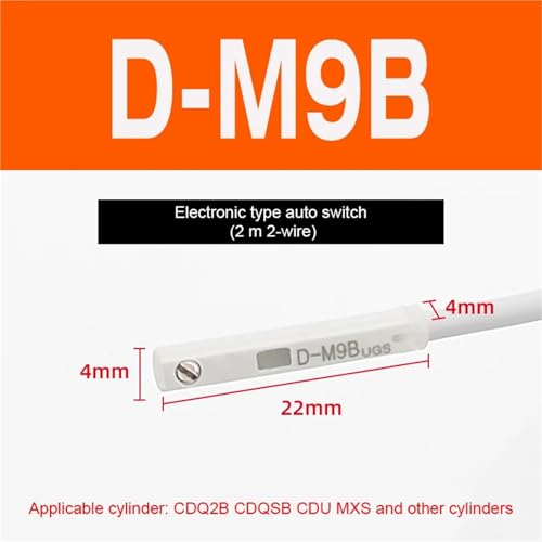 Sensor e interruptor magnético para cilindros neumáticos CS1-F-2 con cable de 2 hilos y 2m 6