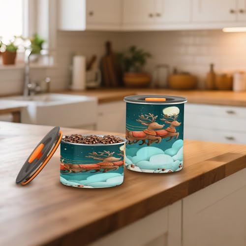 Envase para café ATTX acero inoxidable 900ml hermético miniatura 6