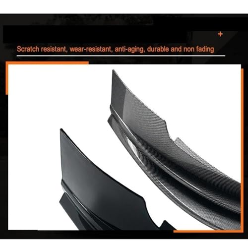 Cubierta de pala frontal tipo fibra de carbono para parachoques de Tesla Model Y Juniper 5