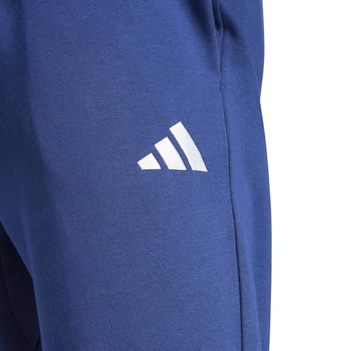 adidas Herren Essentials Feelcozy Fleece Pants, Dark Blue/White, L – Ansicht 5
