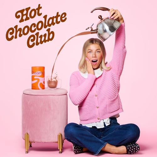 Steamy- Caffeinated Hot Chocolate Cocoa Energy + 8g of Collagen Protein, Coffee Alternative | 100mg of Natural Caffeine | L-Theanine & MCT Powder