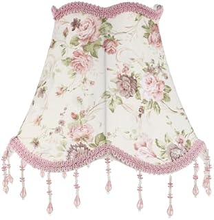 Lurrose Victorian Lamp Shade Fancy Lamp Shades Bell Lamp Shades Antique Lamp Shades Replacement Lamp Cover