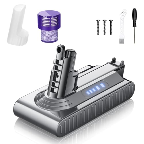 Image of Bonacell Replacement for Dyson V10 Battery SV12 Compatible with Dyson V10 Animal /Absolute /Fluffy /Motorhead Handheld Cordless Vacuum Cleaner 25.2V Li-ion 206340 242151 Battery