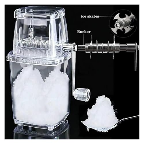 Máquina manual para hacer hielo portátil para hogar miniatura 6