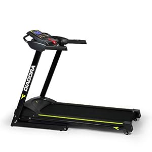 Diadora Fitness Edge Dark 2.4 Tapis Roulant, Motore 2 hp, Velocità 16 km/h