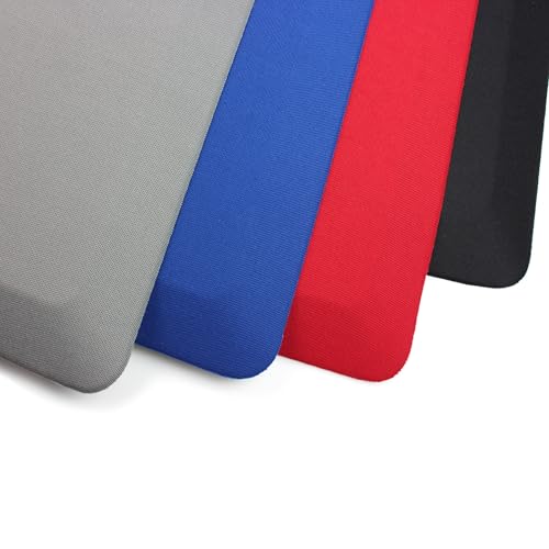 Ultralux Anti-Ermüdungsmatte für Steharbeitsplätze, Dicke rutschfeste gepolsterte Küchenbodenmatte 2cm dick Küchenteppich, 40 x 60cm ergonomisch Steh komfortmatte für Büro, Haus, Grau Stehunterlage