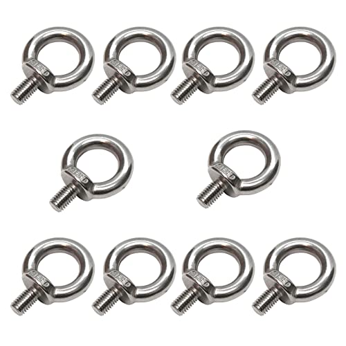 Preisvergleich Produktbild PRIOstahl® RINGSCHRAUBE Edelstahl V4A Ringbolzen Ringschrauben / M8-10 Stück